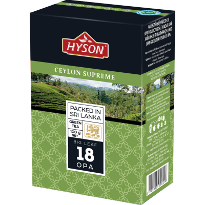 Hyson herbata zielona Ceylon Supreme 200g (174)